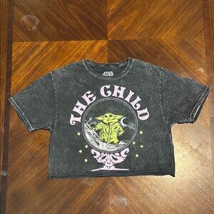 Star Wars Cropped T-shirt top Juniors size Small